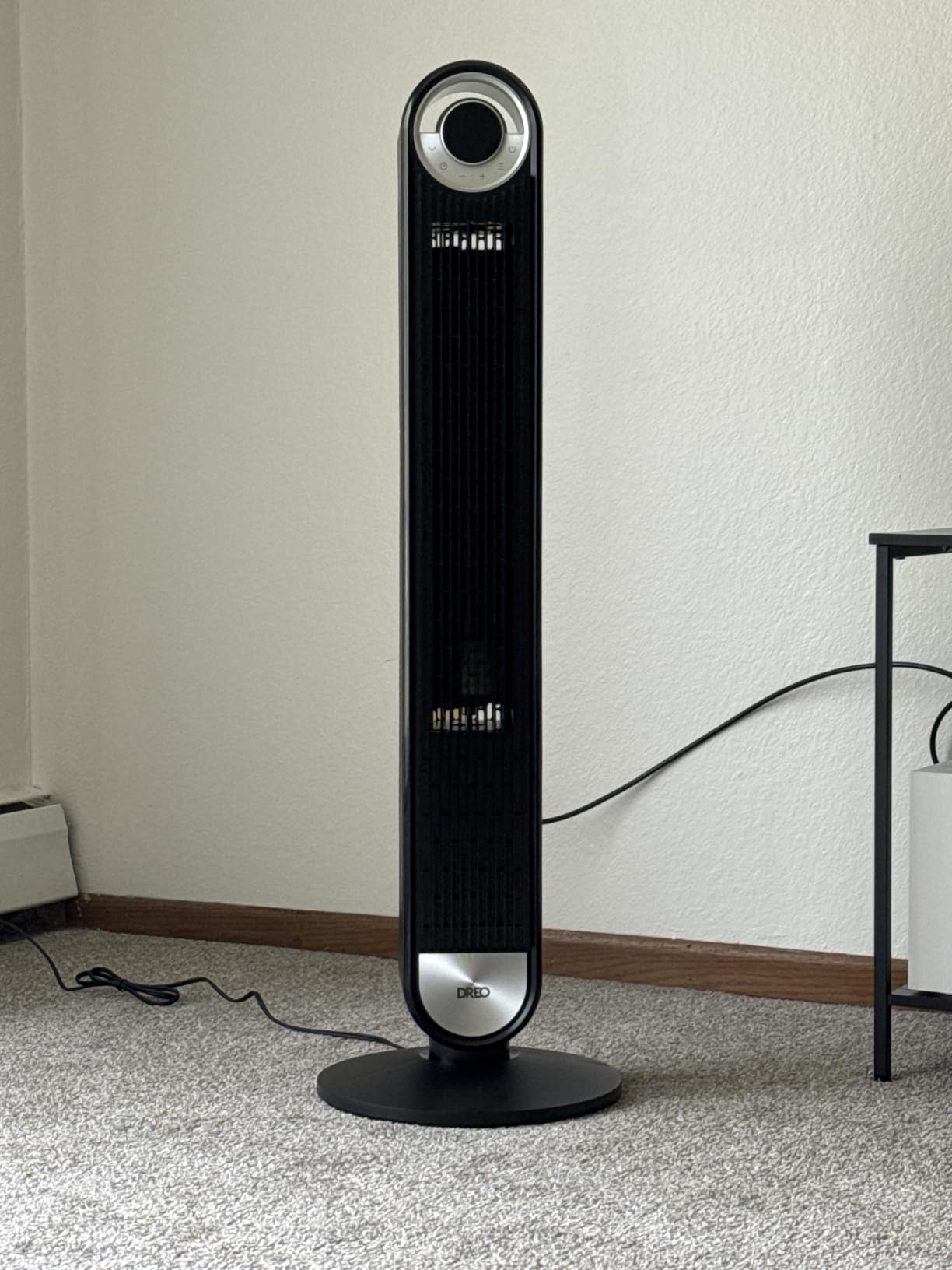 DREO Tower Fan for Bedroom, Upgraded DC 28ft/s Velocity, 9 Speeds customer photo 2