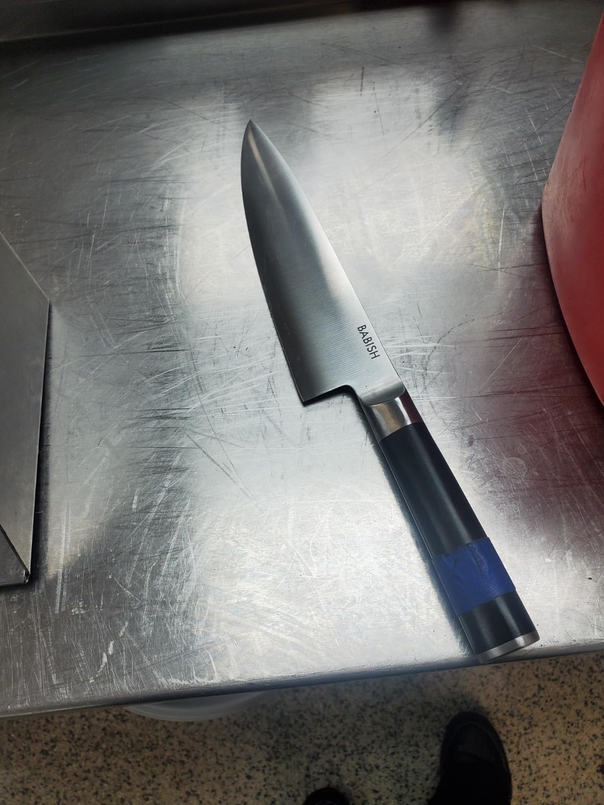 Babish 8-Inch Chef Knife – High-Carbon German 1.4116 Steel Kitchen Knife – Professional Cutlery for Precise Slicing and Chopping customer photo 2
