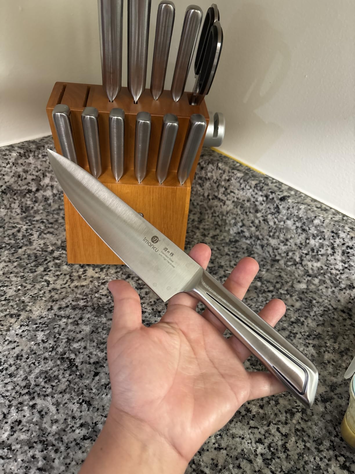 imarku Paring Knife 3.5 Inch, Japanese High Carbon Stainless Steel customer photo 2