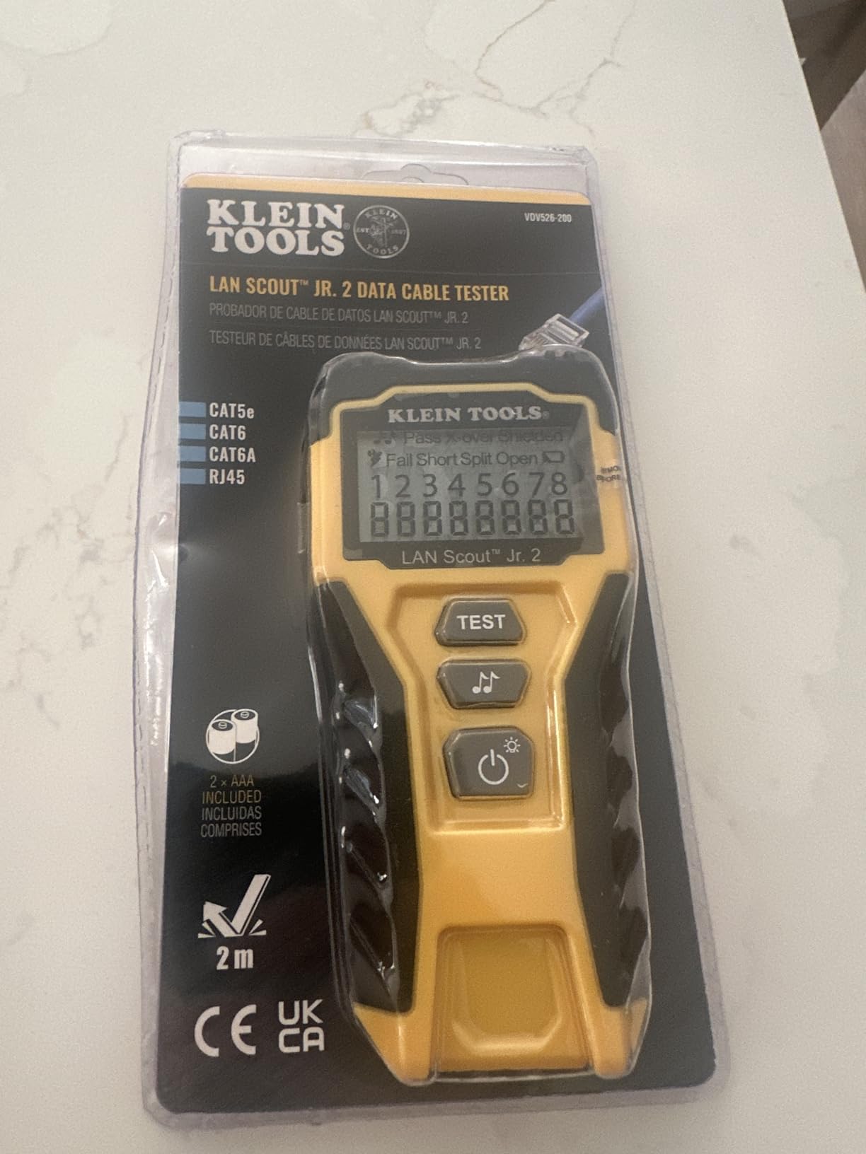 Klein Tools VDV526-200 LAN Scout Jr Cable Tester Ethernet Cable Tester Kit customer photo 1