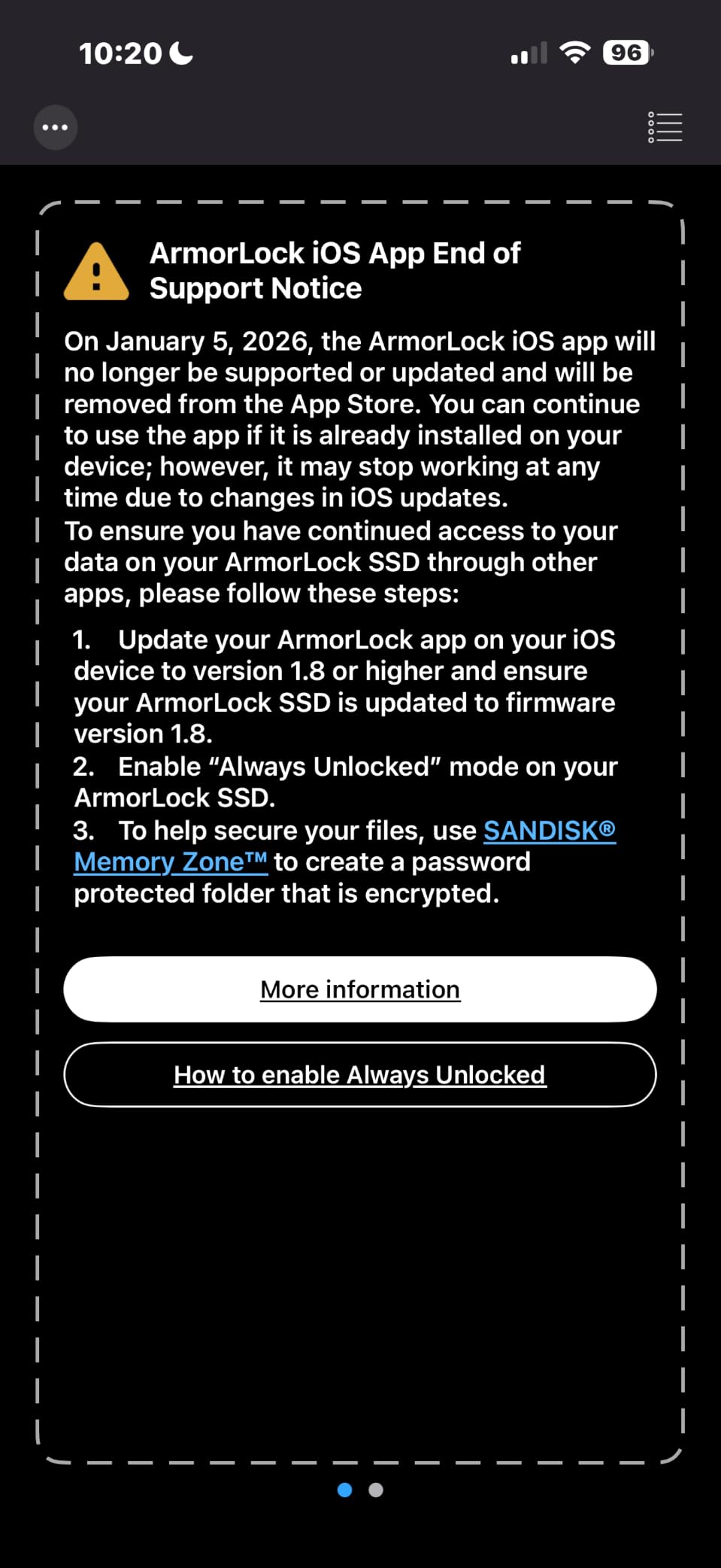 SanDisk Professional 1TB G-DRIVE ArmorLock SSD - Encrypted NVMe Solid State Drive, 1000MB/s, USB-C, High-Level Security, Ultra Rugged - SDPS41A-001T-GBANB customer photo 2