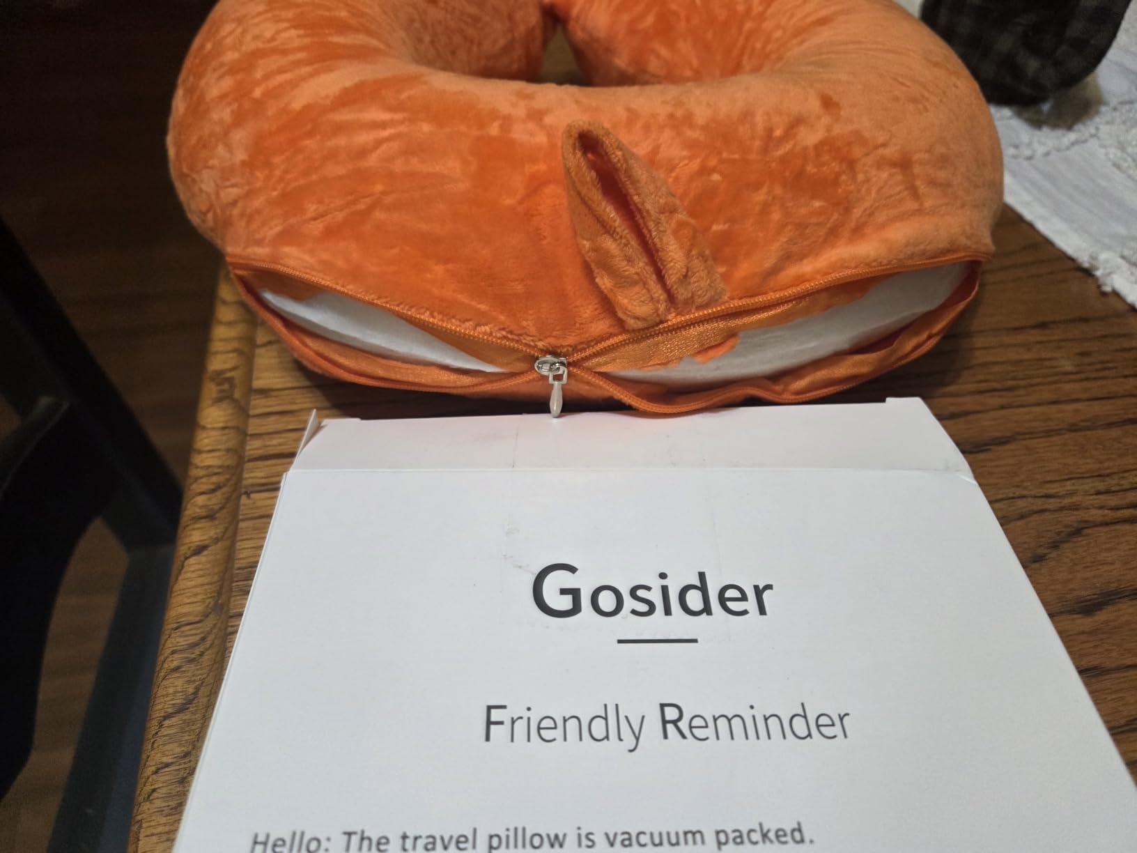 Neck Pillows for Sleeping, Memory Foam Travel Pillow, Pink customer photo 2