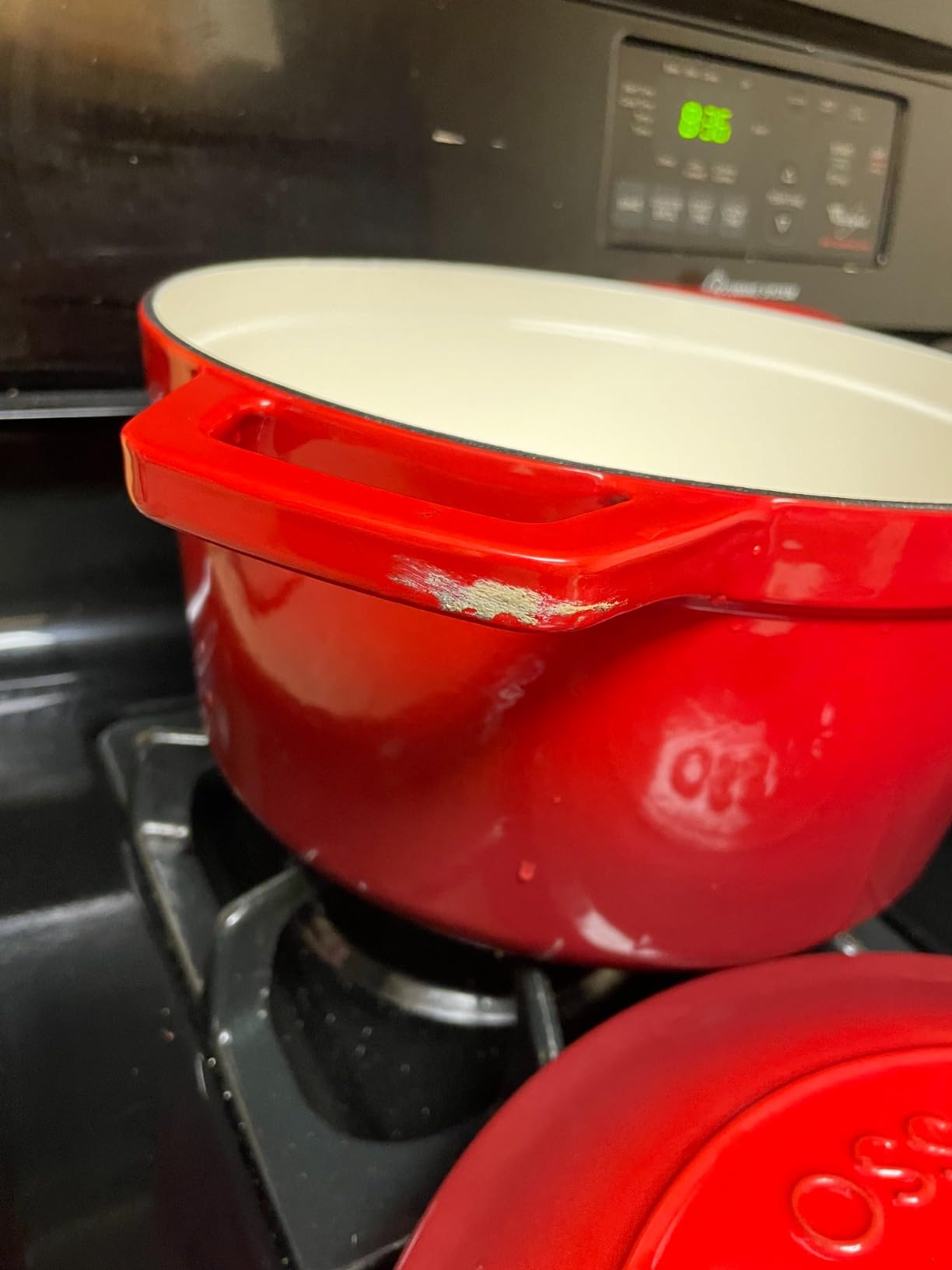 vancasso 2.5 Qt Enameled Cast Iron Dutch Oven with Lid, Blue customer photo 1