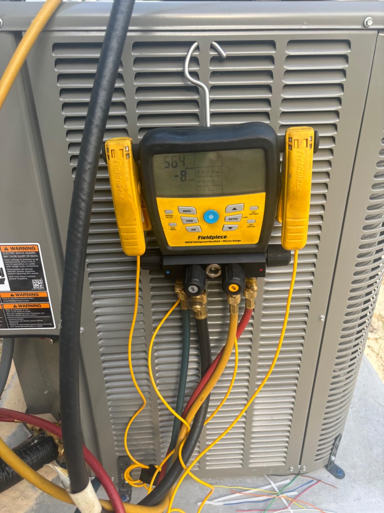 SPECSTAR 110V 1 HP 9.6 CFM 2 Stage Rotary Vane HVAC Air Vacuum Pump customer photo 2