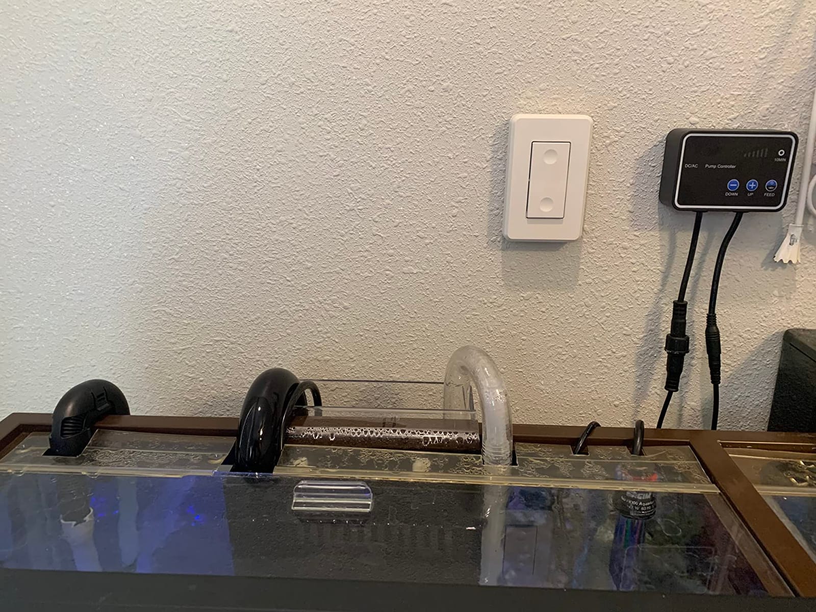 520GPH 20W 9FT Aquarium 24V DC Water Pump with Controller, Submersible and Inline Return Pump for Fish Tank,Aquariums,Fountains,Sump,Hydroponic,Pond,Freshwater and Marine Water Use customer photo 2