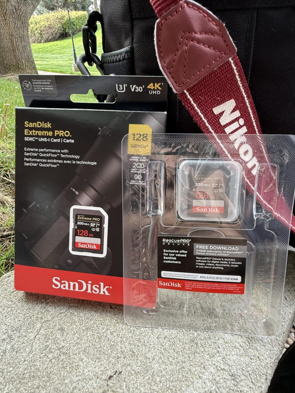 SANDISK 128GB Extreme PRO SD Memory Card, Up to 200MB/s Read Speeds, UHS-I customer photo 1