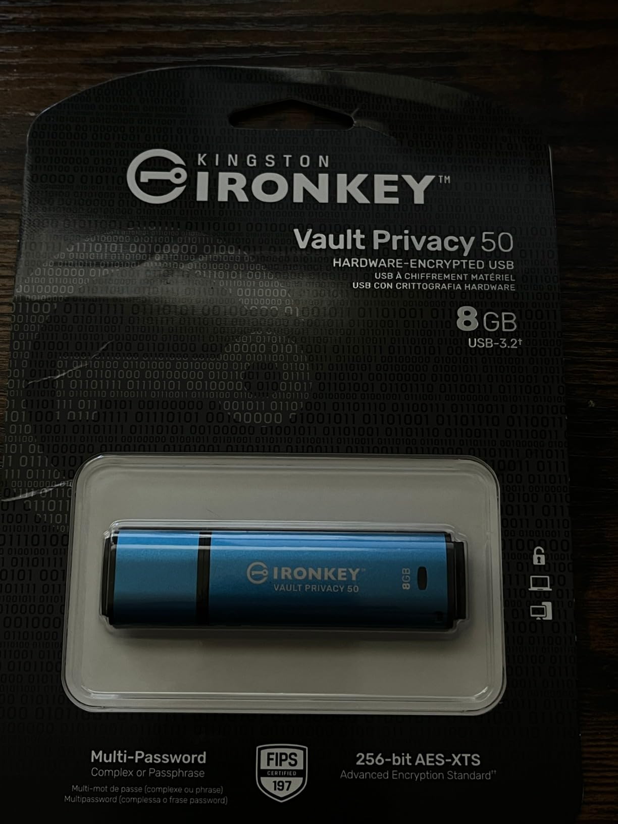 Kingston IronKey Vault Privacy 50 16GB Encrypted USB customer photo 2