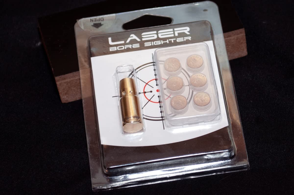 EZshoot Bore Sight Laser 9mm/ 223 5.56mm/ 30-06/25-06/270 /300BLK 7.62x35mm/ 6.5CM/ 12 Gauge Cal Red Laser Boresighter with Extra Batteries customer photo 2