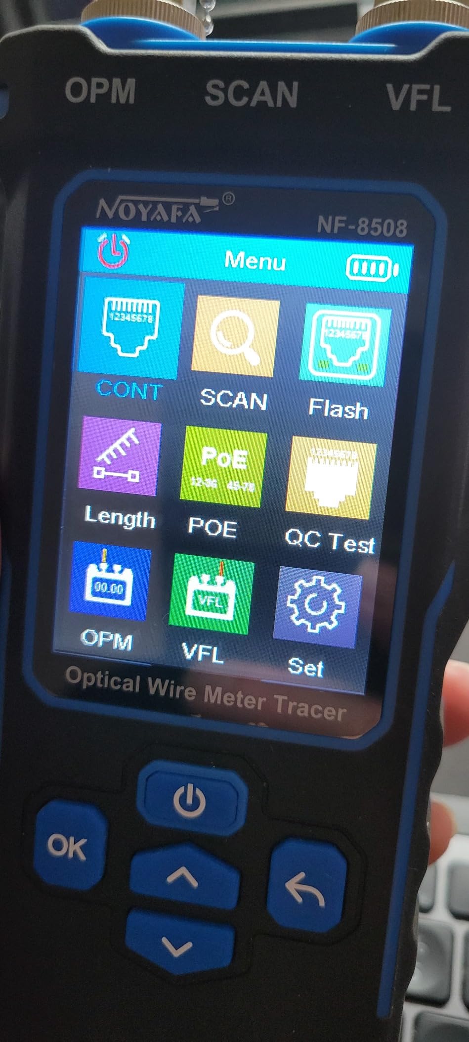 NOYAFA NF-8508 Network Cable Tester with Optical Power Meter customer photo 1