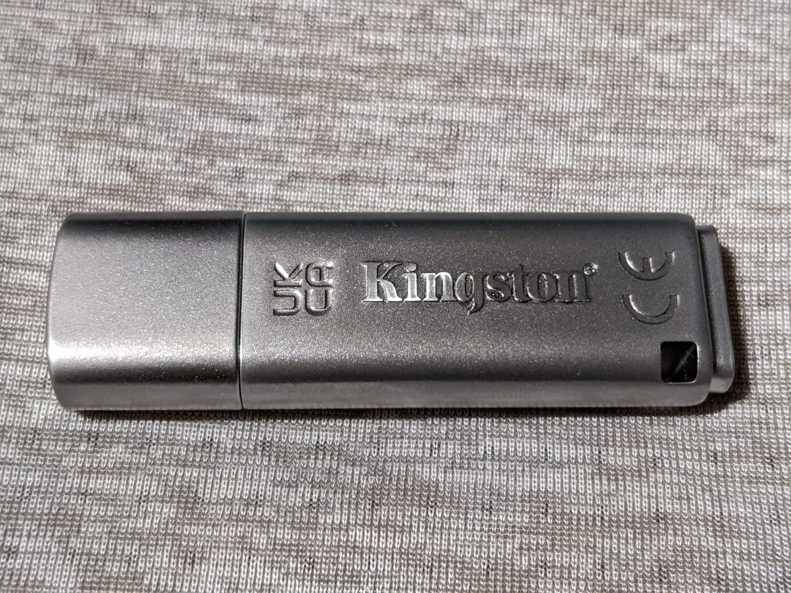 Kingston Ironkey Locker+ 50 32GB Encrypted USB Flash Drive | USB 3.2 Gen 1 | XTS-AES Protection | Multi-Password Security Options | Automatic Cloud Backup | Metal Casing | IKLP50/32GB,Silver customer photo 1