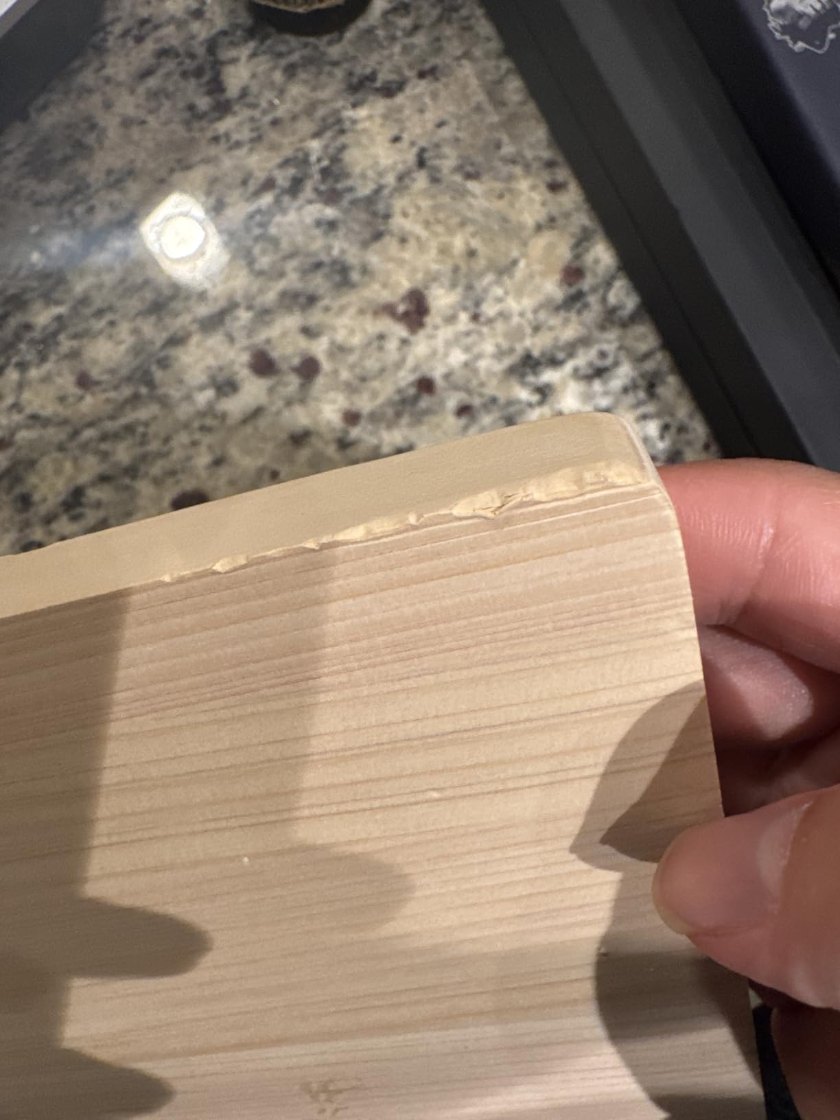 YAMASAN KYOTO UJI Japanese Hinoki Cutting Board - Medium- Natural Cypress Wood Cutting Board, Kitchen Chopping Board, High Durability, Made in Japan (15.35×8.66×0.59 inch) (Medium) customer photo 1