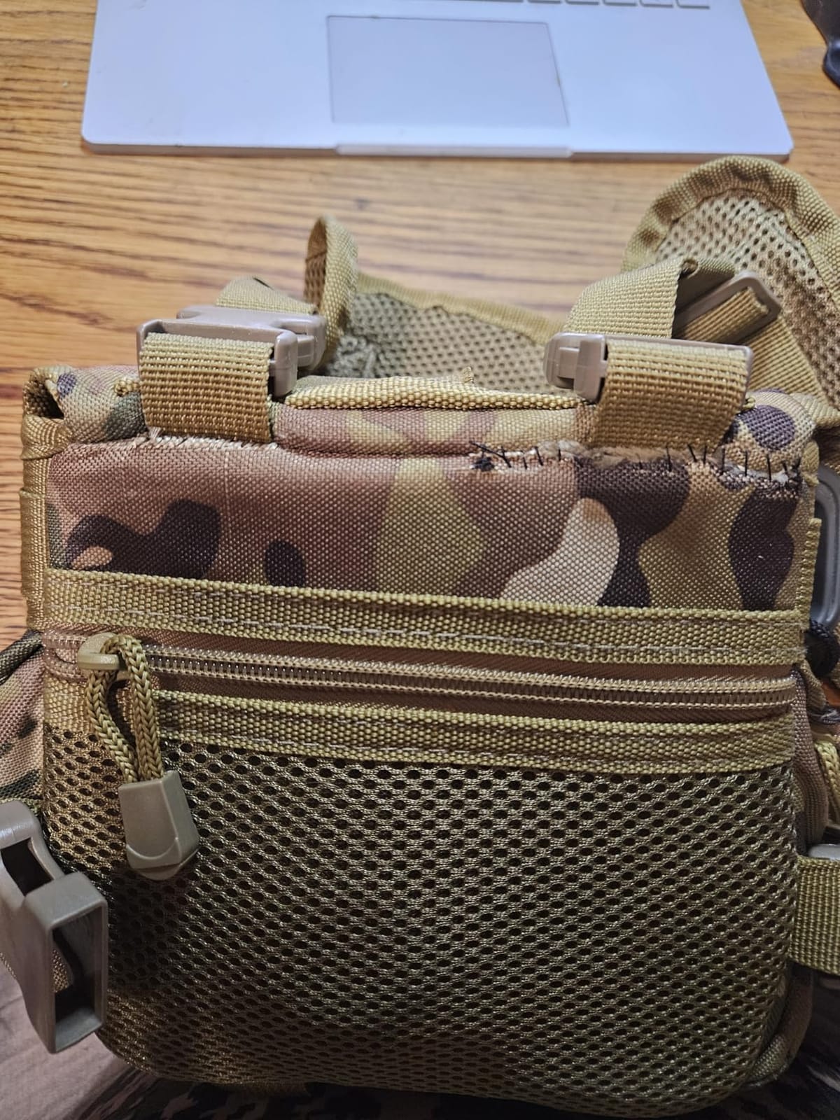 Binocular Harness Chest Pack - Lightweight Hunting Chest Rig with Rangefinder Pouch, MOLLE System Bino Harness for Bow Hunting, Tactical Chest Pack for Men, Veteran Owned Gear, Orange customer photo 2