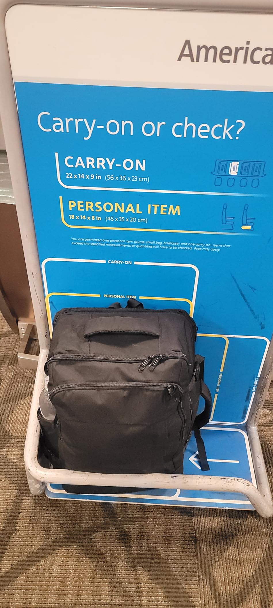 Carry On Backpack TSA Flight Approved, 50L Big Travel Backpack for Men customer photo 1