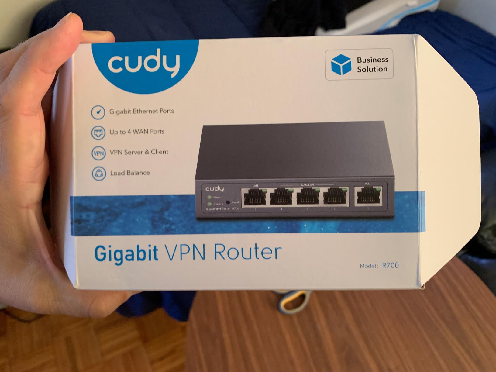 Cudy Gigabit Multi-WAN Router, OpenWRT, Load Balance, 5X GbE, R700 customer photo 2