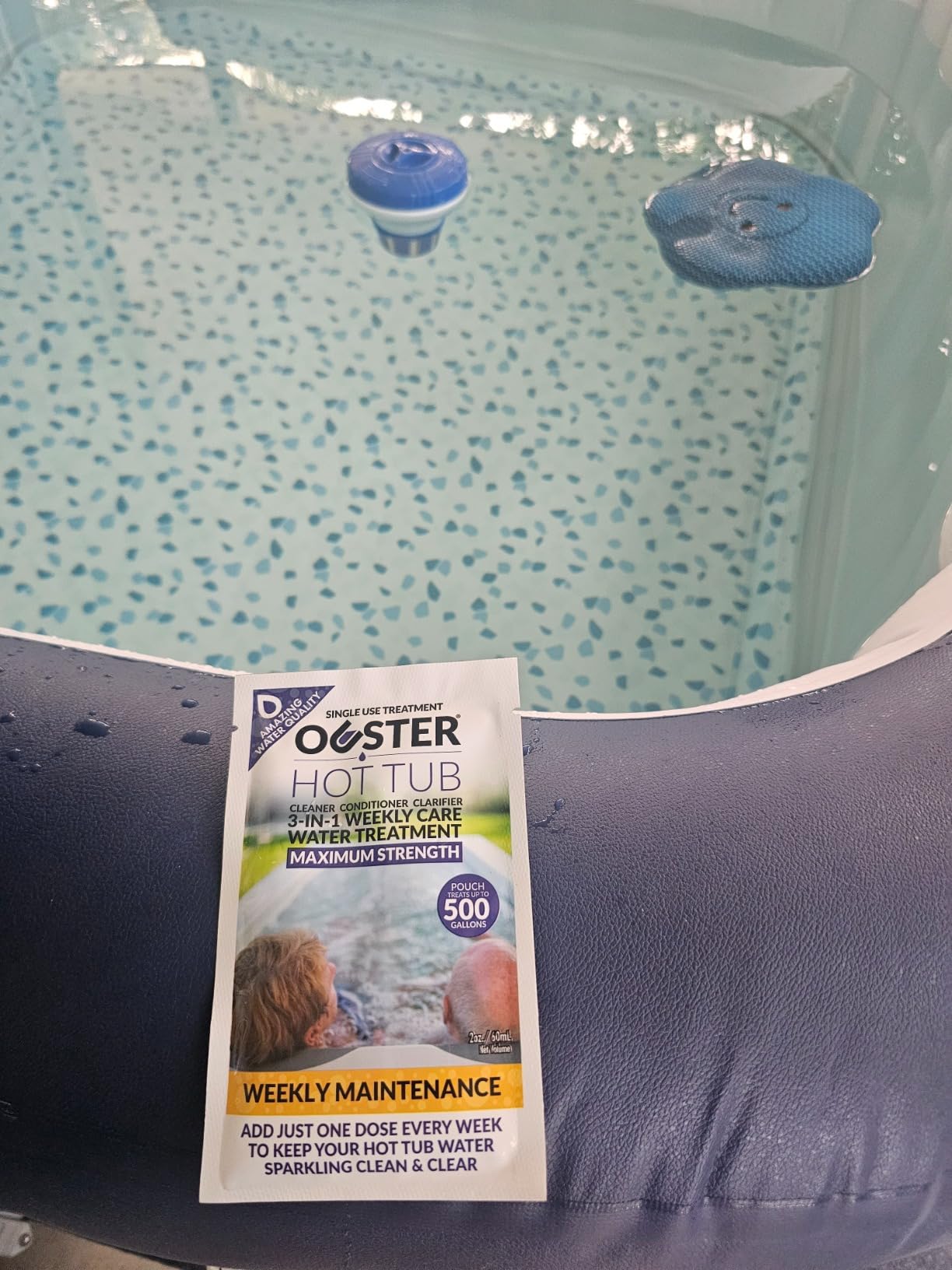 Ouster Hot Tub Weekly Care - 3in1 Cleaner, Clarifier & Conditioner (4-Week) customer photo 1