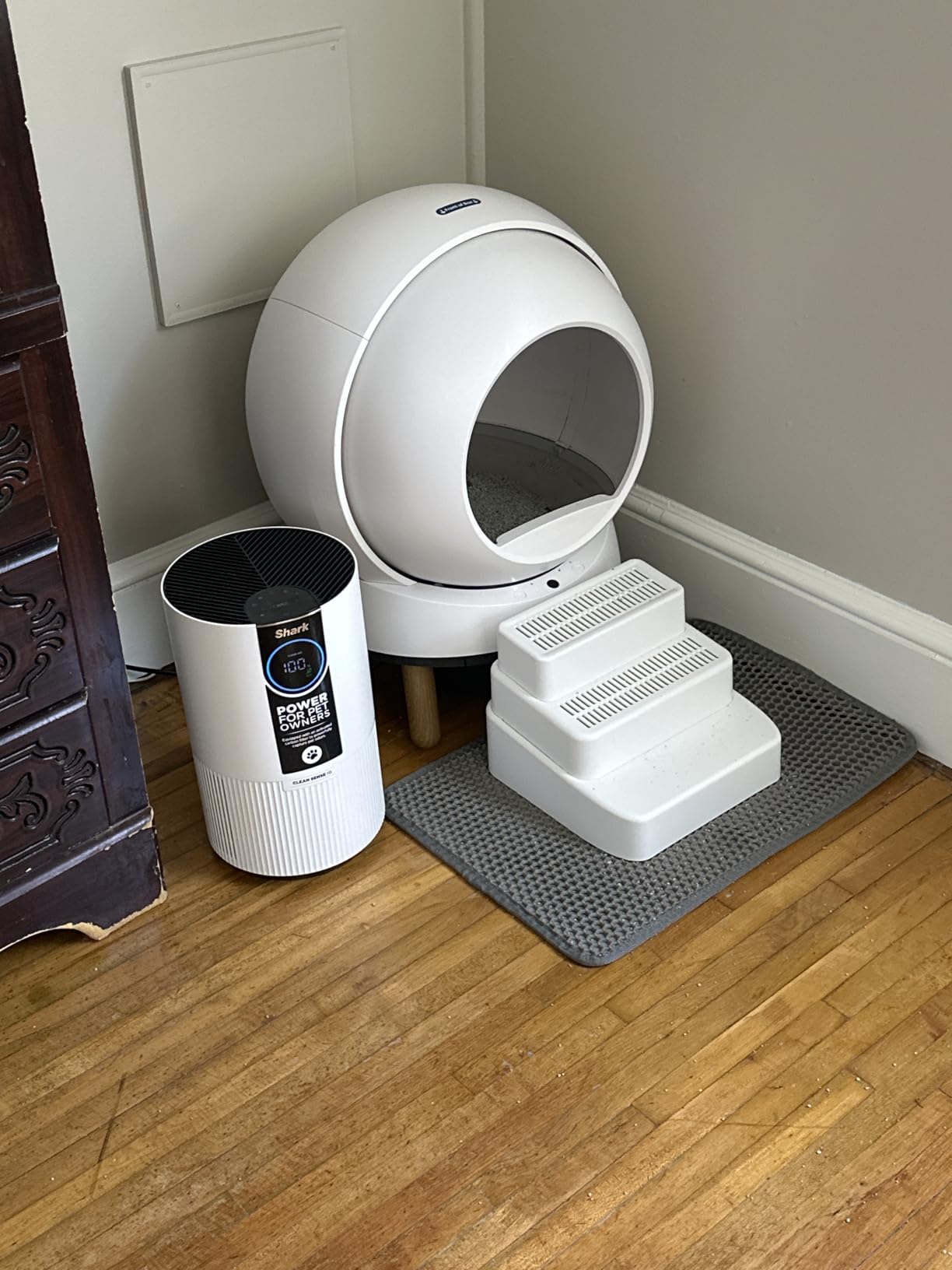 Shark Clean Sense Air Purifier with Pet Filter, HP102PET, White customer photo 2