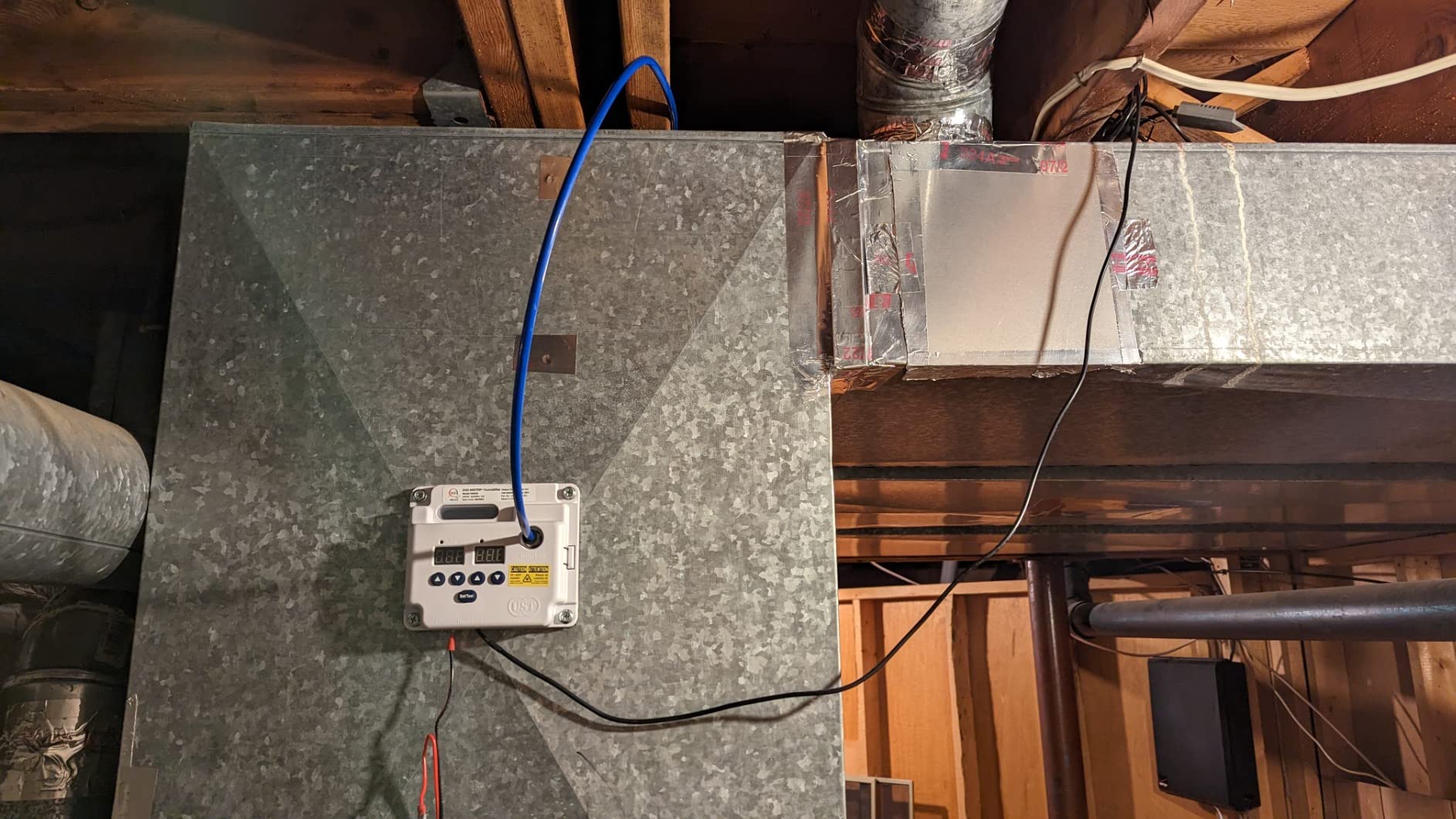 Evaporative Duct Mounted Whole House Furnace Humidifier with 8 UV-C LEDs, Atomizing Cool Mist Variable Capacities for Homes and Offices up to 3500 sq. ft. customer photo 1