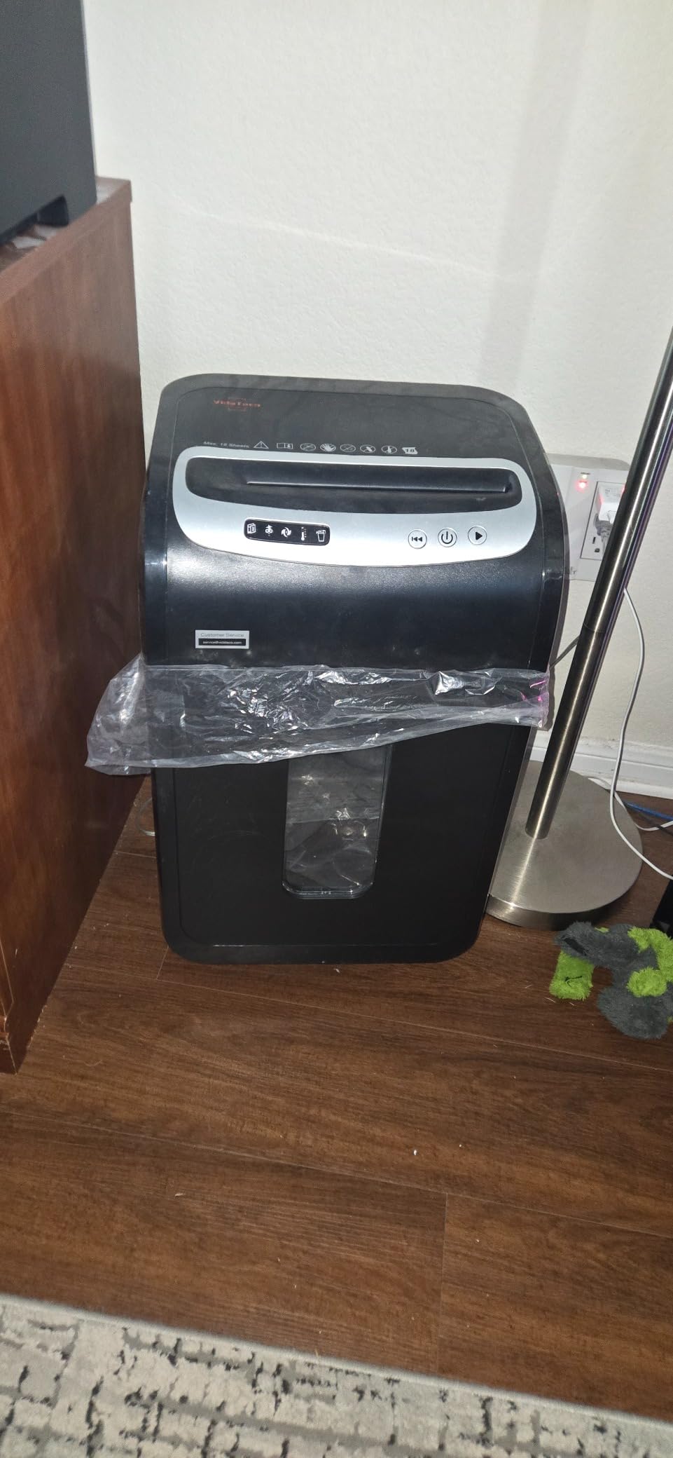 VidaTeco 18-Sheet Micro Cut Paper Shredder for Home Office Heavy Duty customer photo 2