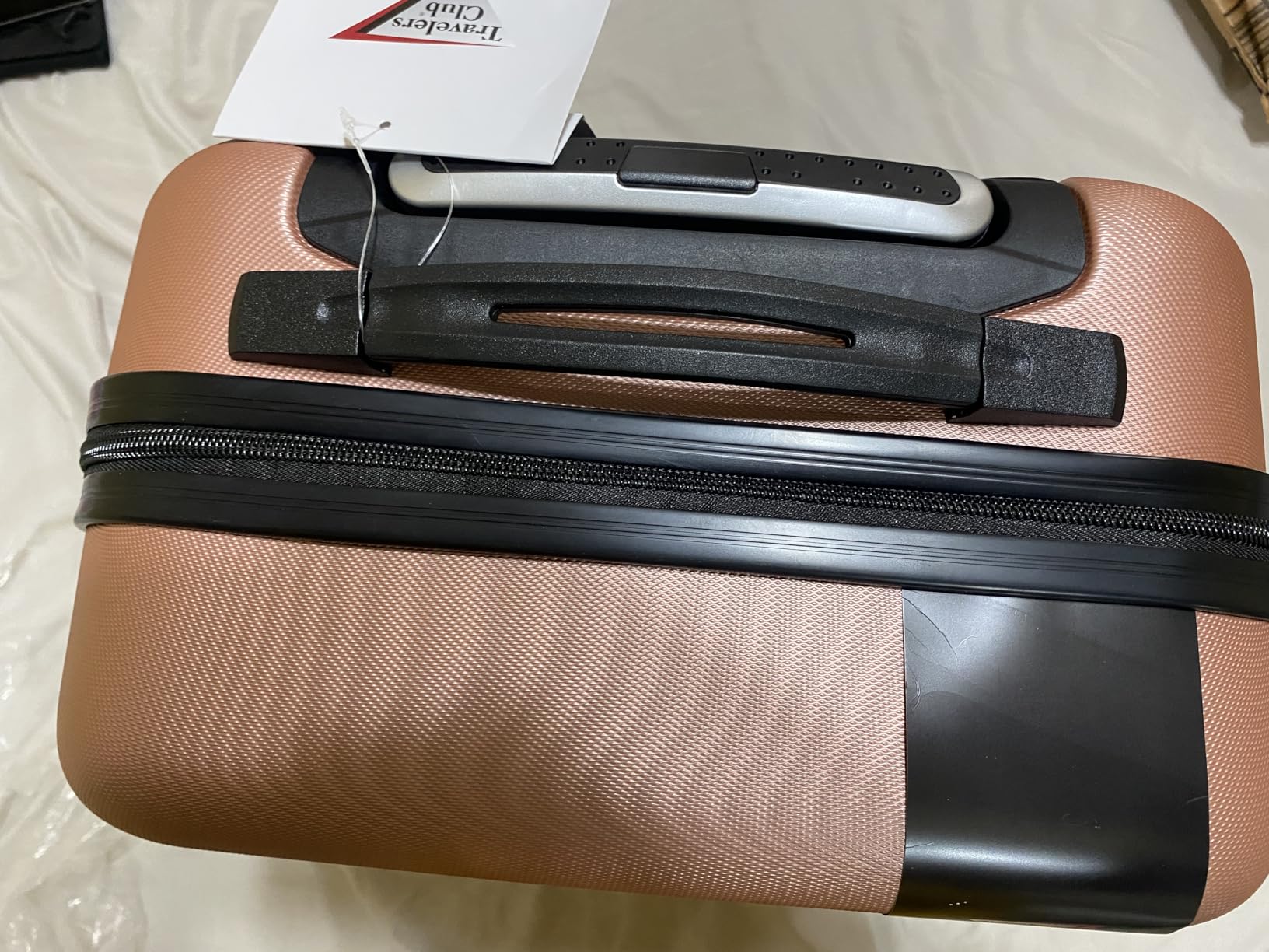 Travelers Club Harper Luggage, Rose Gold, 22-Inch Carry-On customer photo 2