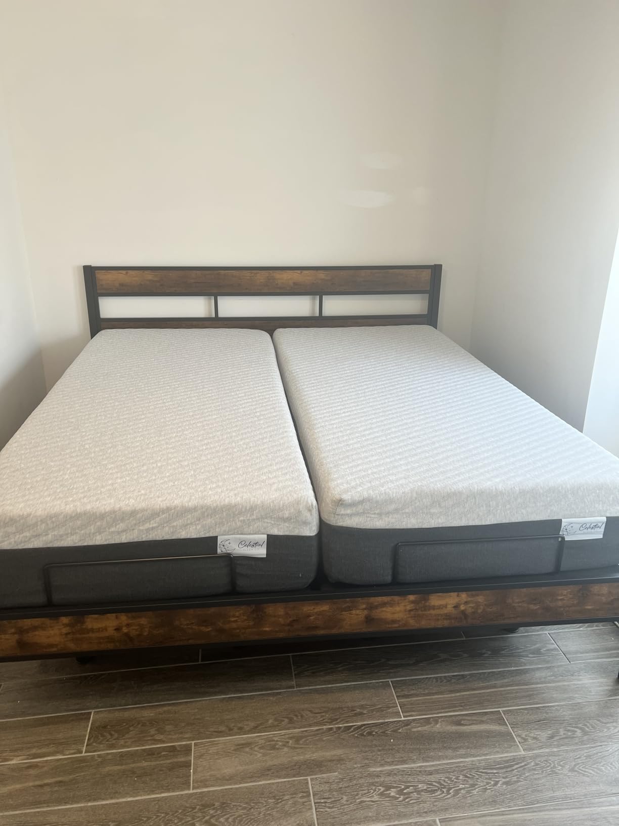 Celestial Sleep 12 Inch Queen Mattress, Made in The USA, CertiPUR-US®, Oeko-Tex®, and Fiberglass-Free™ Certified Cooling Bed, Gel Memory Foam Mattress in a Box - Soft customer photo 2