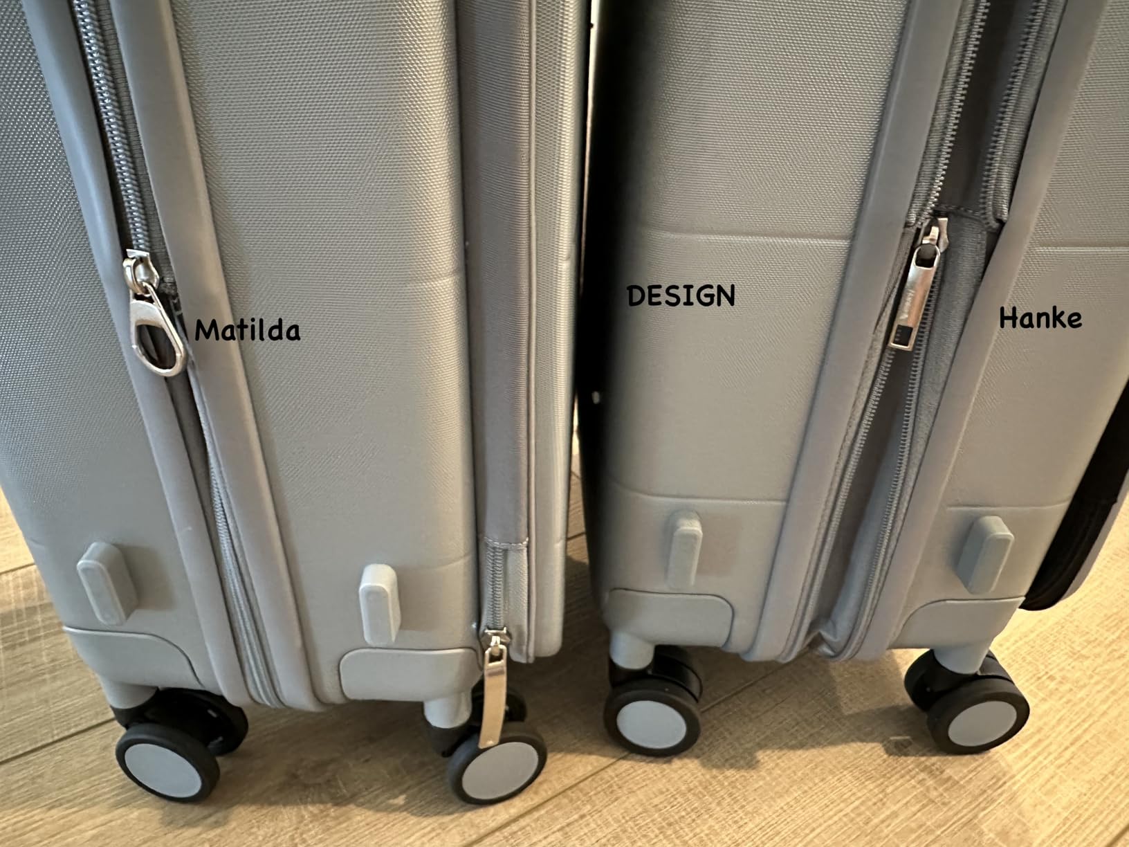 Hanke Top Opening Carry On Luggage 20 Inch Aluminum Frame Hardside Suitcase customer photo 1