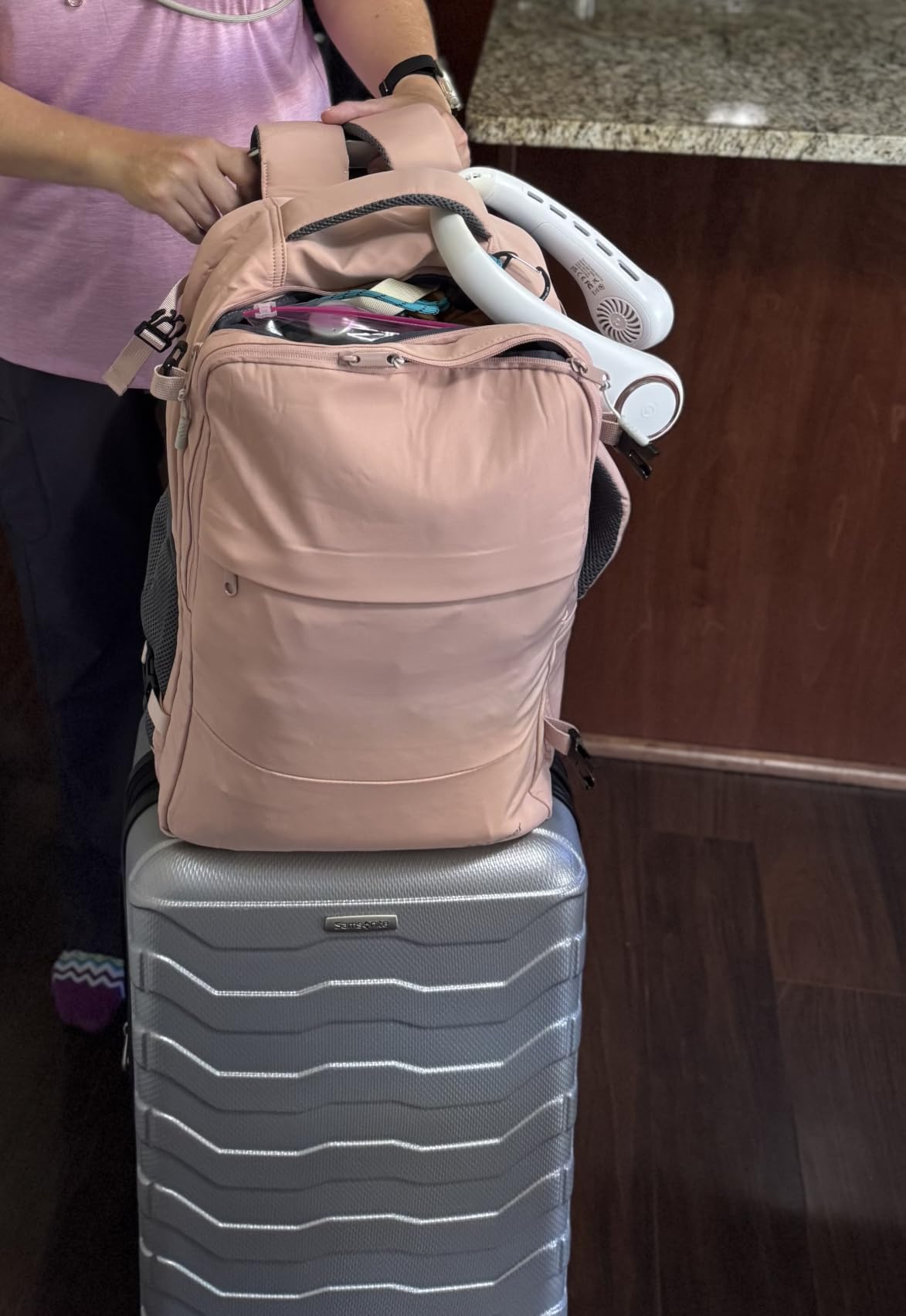 Taygeer Laptop Backpack for Women, TSA Friendly 40l Carry On Mochila customer photo 1