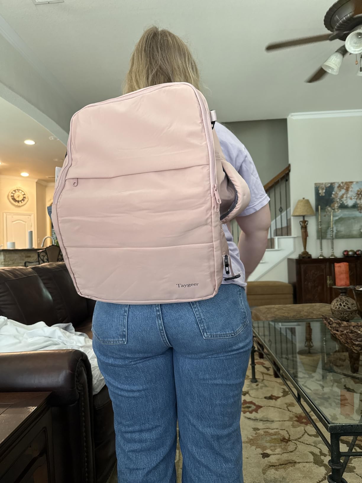 Taygeer Laptop Backpack for Women, TSA Friendly 40l Carry On Mochila customer photo 2