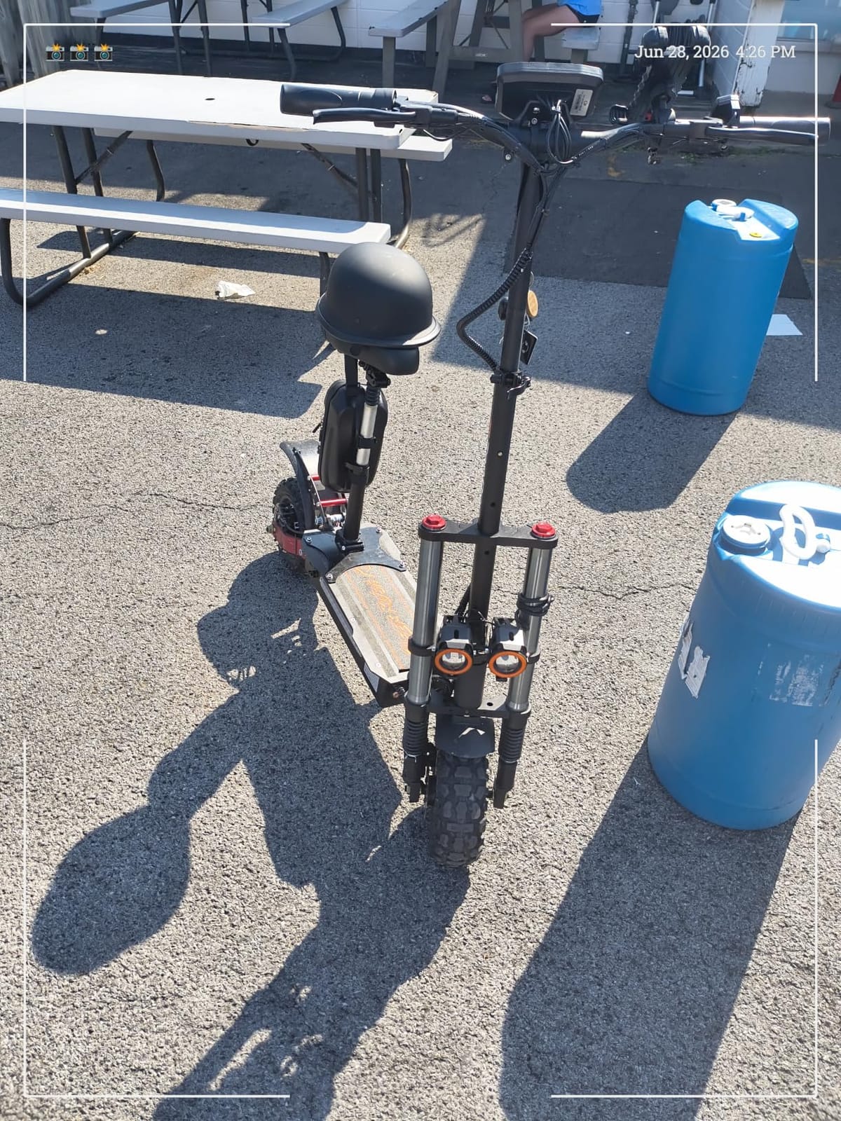 Adult Electric Scooter ZonDoo ZO03/RoadHitter Dual Motors,47/68MPH Fast Speed,50/75 Miles Long Range Off Road Tires Oil Hydraulic Brake Dual Suspensions E Scooter with Seat for Adults customer photo 2