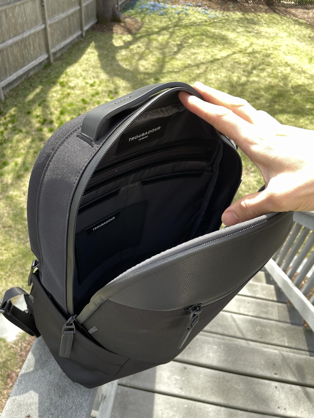 Troubadour Apex 3.0-22L Premium Laptop Backpack - Ergonomic & Water Resistant - Designed for Work and Travel - Black customer photo 1