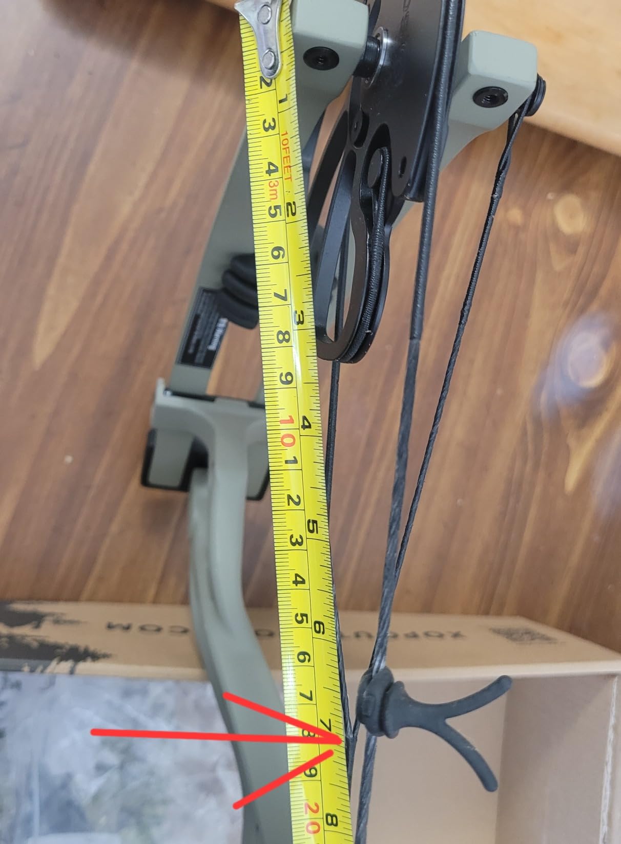 Sanlida Dragon X9 Ready to Hunt Compound Bow Kit for Adults, Archery Hunting Bow Package with 12 Carbon Arrows, Adjustable up to 70 lbs, No Bow Press Needed, Right Hand Only customer photo 2
