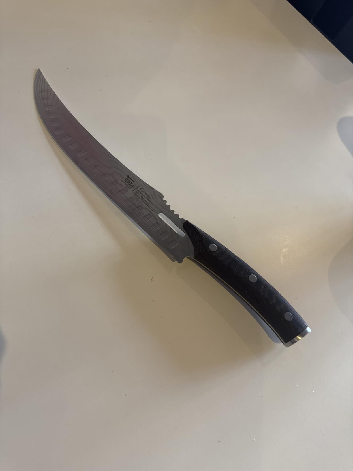 SYOKAMI Brisket Slicing Knife, 12 Inch Carving Knife for Meat Cutting customer photo 2