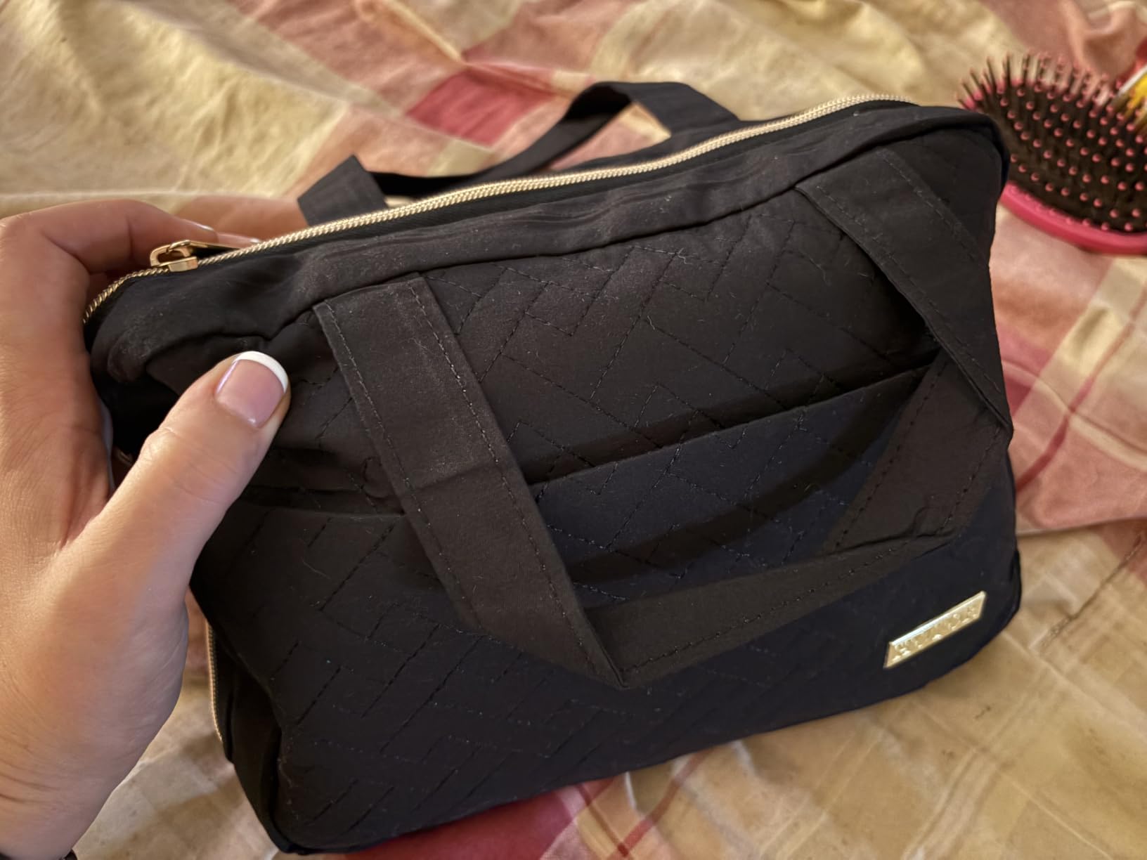 HOTOR Hanging Travel Toiletry Bag Women Men Essentials Black customer photo 1