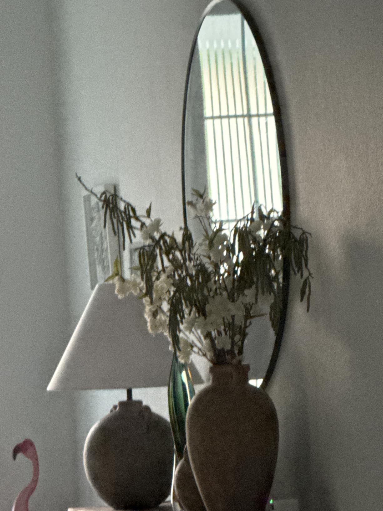 XRAMFY 30 Inch Round Mirror-Gold Circle Mirrors for Bathroom, Entryway customer photo 2