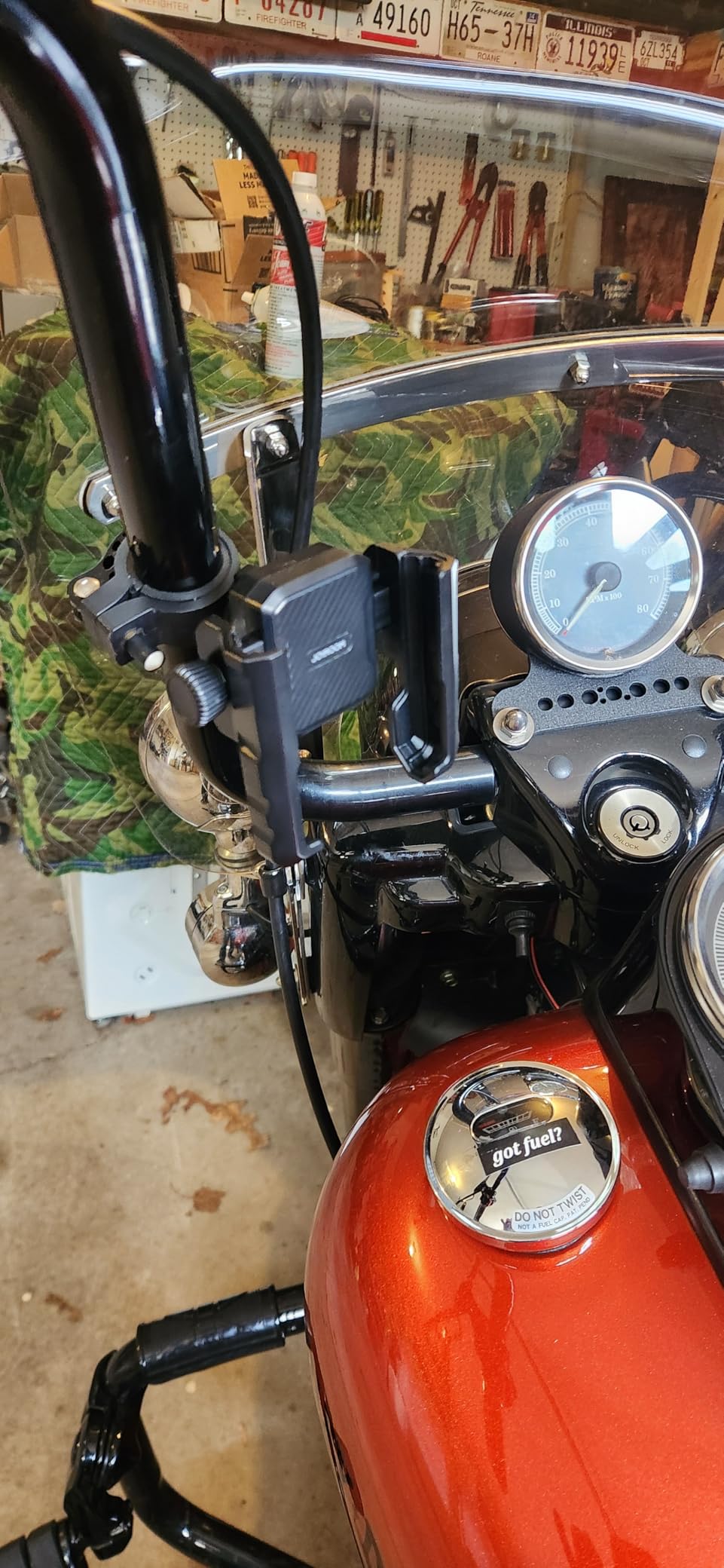 JOYROOM Motorcycle Bike Phone Holder Mount - [Not Block Camera] Bicycle Phone Holder Handlebar Cell Phone Clamp - [Silicone Wrapped] Scooter Phone Holder for iPhone Samsung 4.7''-7'' Smartphones customer photo 2