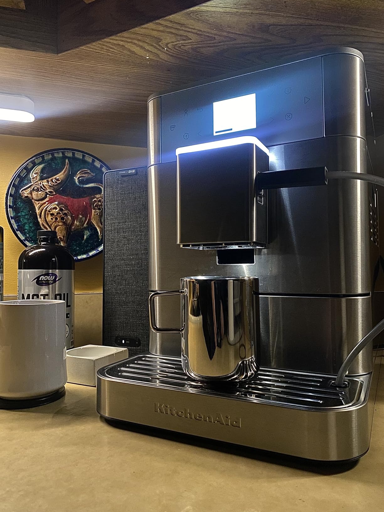 KitchenAid Fully Automatic Espresso Machine KF6, KES8556, Stainless Steel customer photo 2