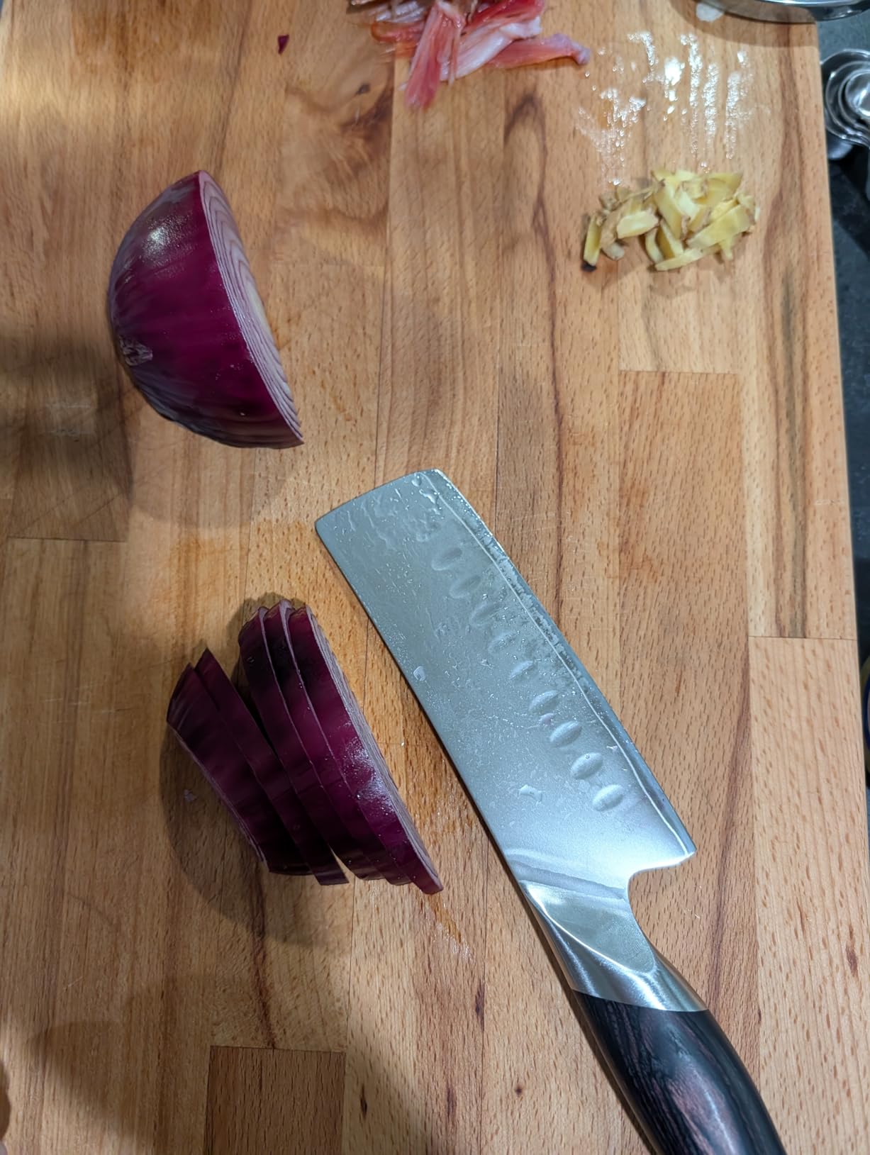 HOSHANHO 7 Inch Nakiri Knife, Ultra Sharp Japanese Kitchen Chef Knife customer photo 1