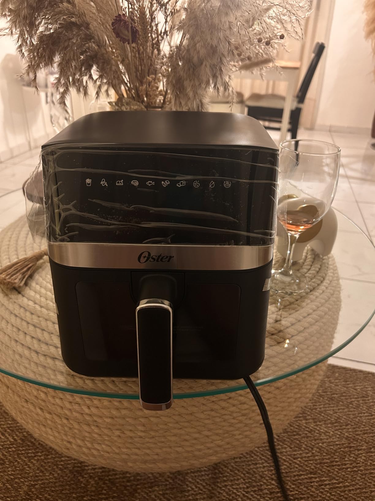 Oster 11-Quart Dual Air Fryer Oven with 2 Cooking Zones, Large Capacity Air Fryer with 6 Cooking Functions & 2 Baskets customer photo 1