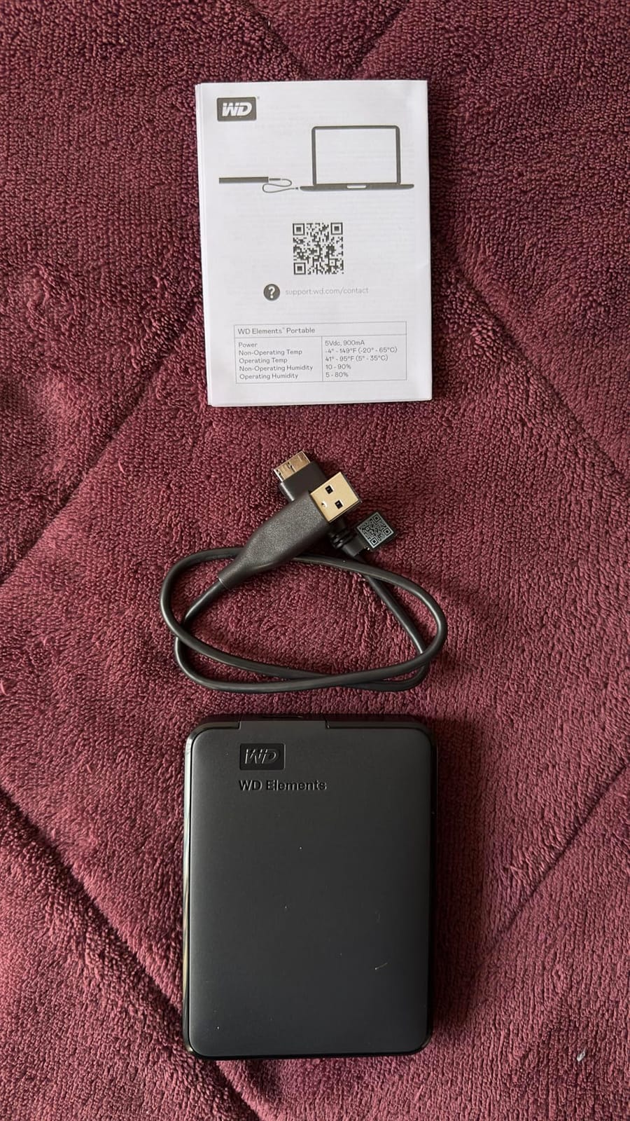 WD 6TB Elements Portable External Hard Drive for Windows, USB 3.2 Gen 1/USB 3.0 for PC & Mac, Plug and Play Ready - WDBHJS0060BBK-WESN customer photo 1