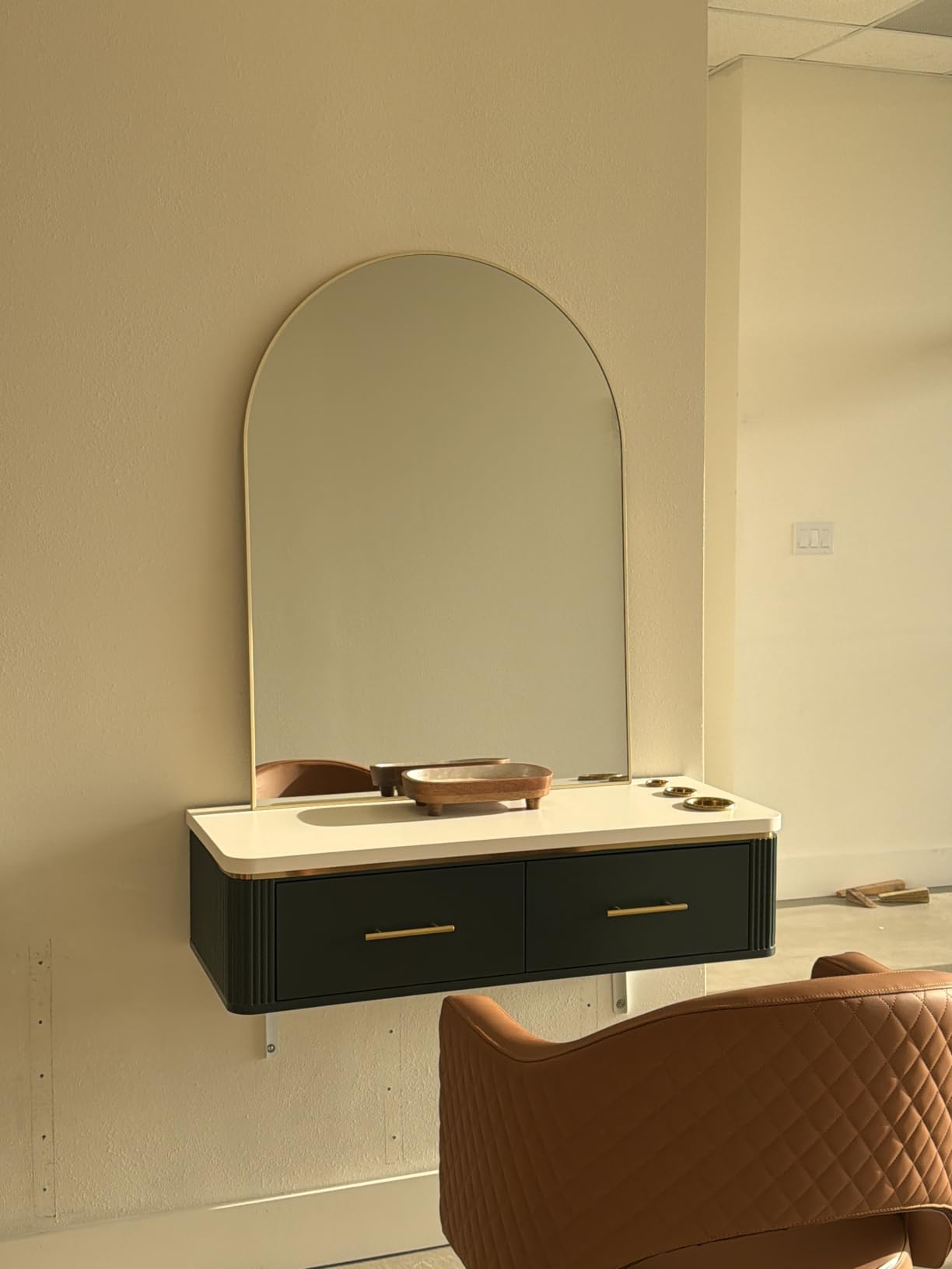 HARRITPURE Arched Wall Mirror 30
