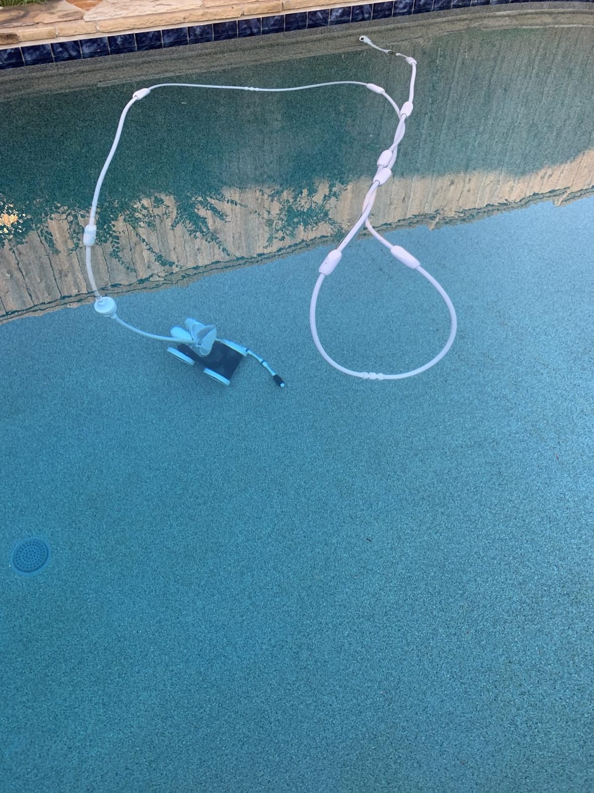 MAKHOON Upgrade Pool Pressure Side Sweeper: Professional Solution for Cleaning Your Swimming Pool (Four Wheels are Better Than Three) Need 1.5