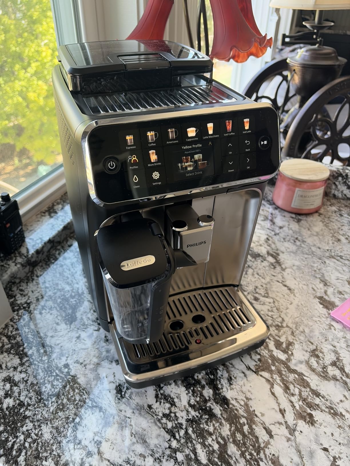 PHILIPS 5500 Series Fully Automatic Espresso Machine, LatteGo Milk System customer photo 1