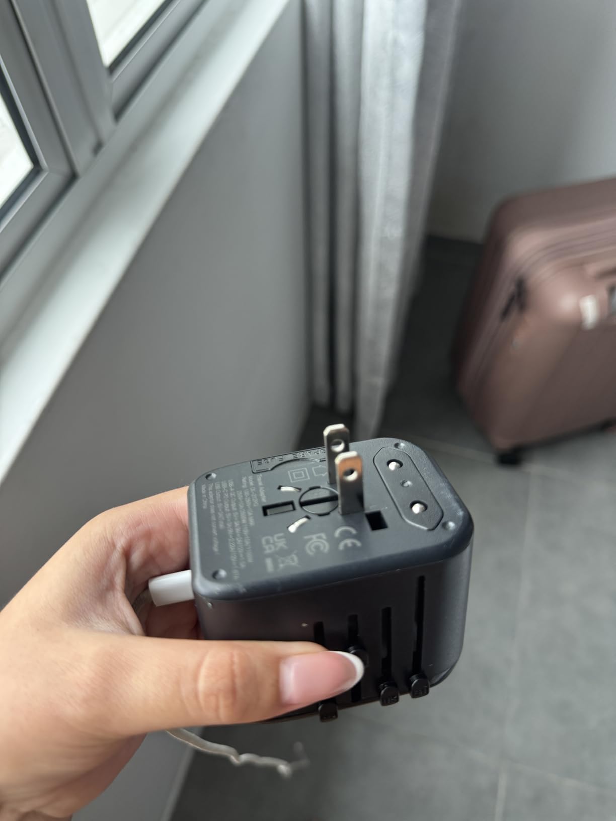 HAPOW Universal Travel Adapter, PD20W International Power Adapter, 2 USB-C & 2 USB-A Fast Charging Travel Charger, All in One Worldwide Travel Plug Adapter, Outlet Adapter for Europe EU UK USA AU customer photo 1