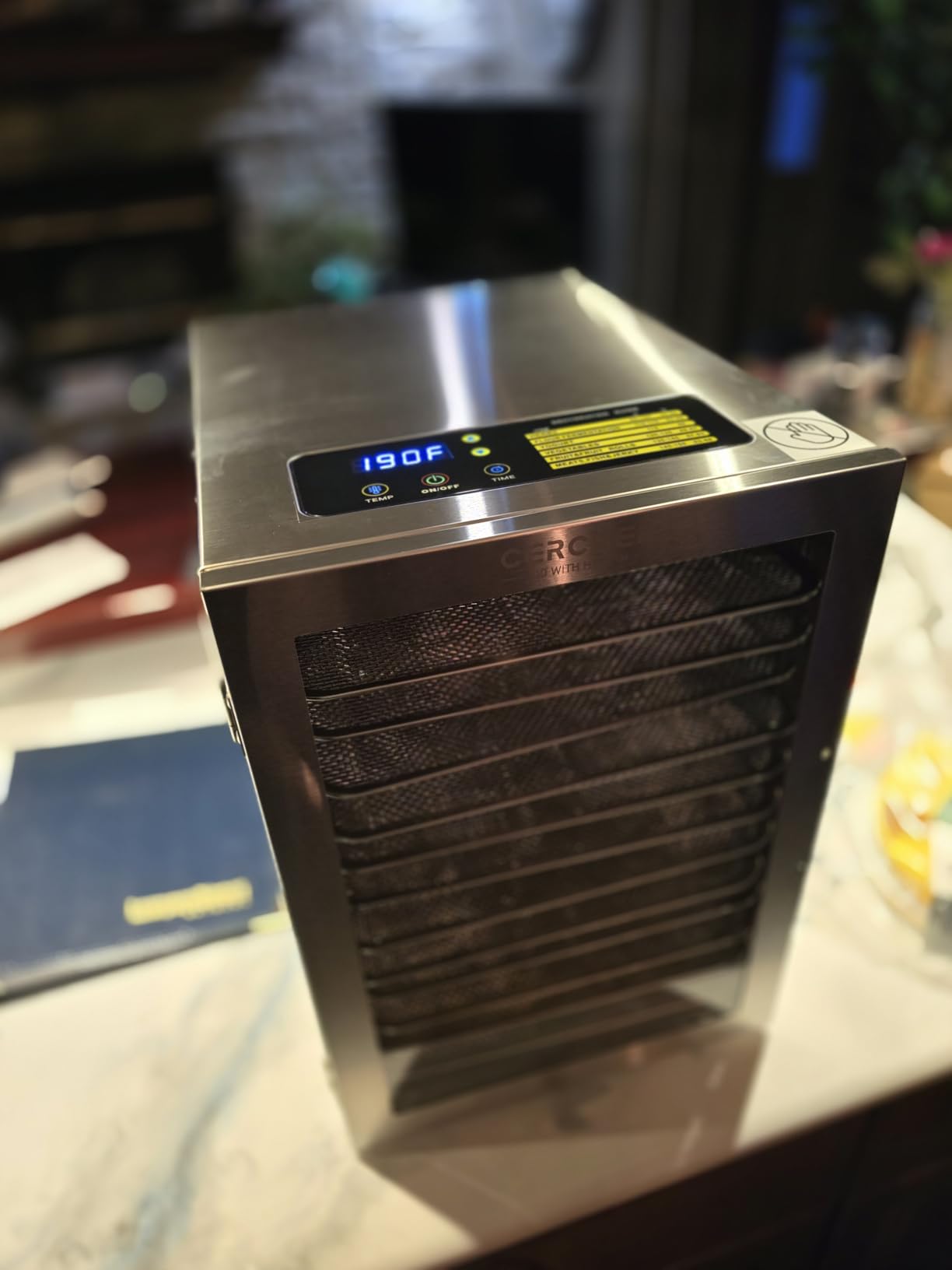 Food-Dehydrator for Fruit 14 Trays Large Food Dryer for Beef Jerky 190ºF customer photo 1