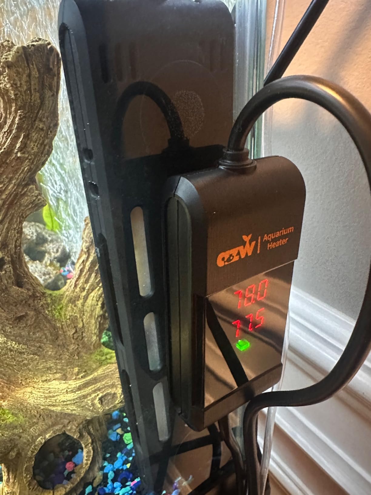 azw 500W Aquarium Heater for 65‑120 Gal, Triple Auto‑Shutoff Safety customer photo 2