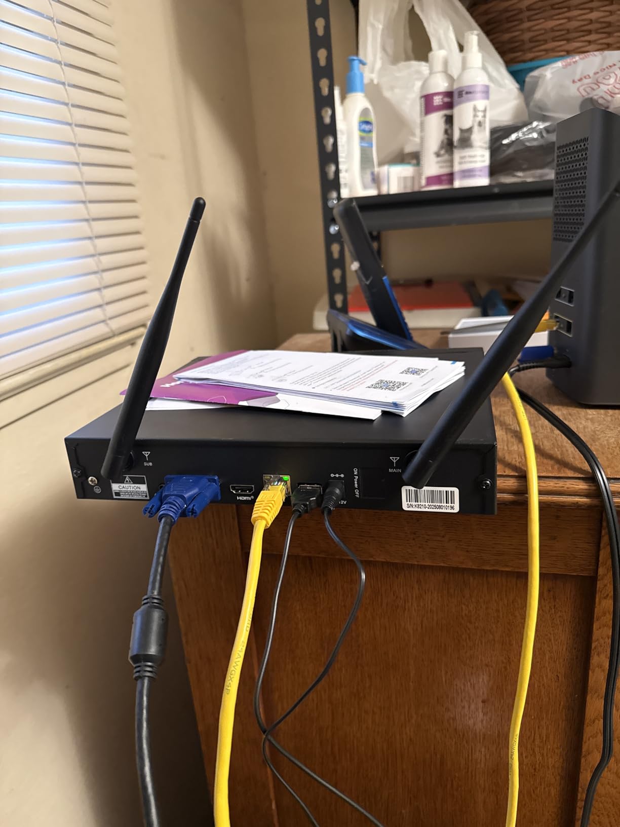 XMARTO 10CH 4K UHD H.265 NVR,Long Range Dual Band WiFi6 Recorder(WNP810-W6) customer photo 1