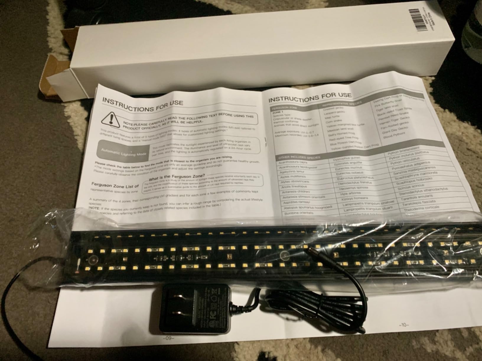 REPTITRIP 27-Inch LED UVB Reptile Light with Auto On/Off & Preset Day-Night Cycle Dimming, 4 UVI Modes Fixture Controller, 22W Aluminum UVA UVB Lamp for Bearded Dragons, Turtles & Snakes, 6500K customer photo 1