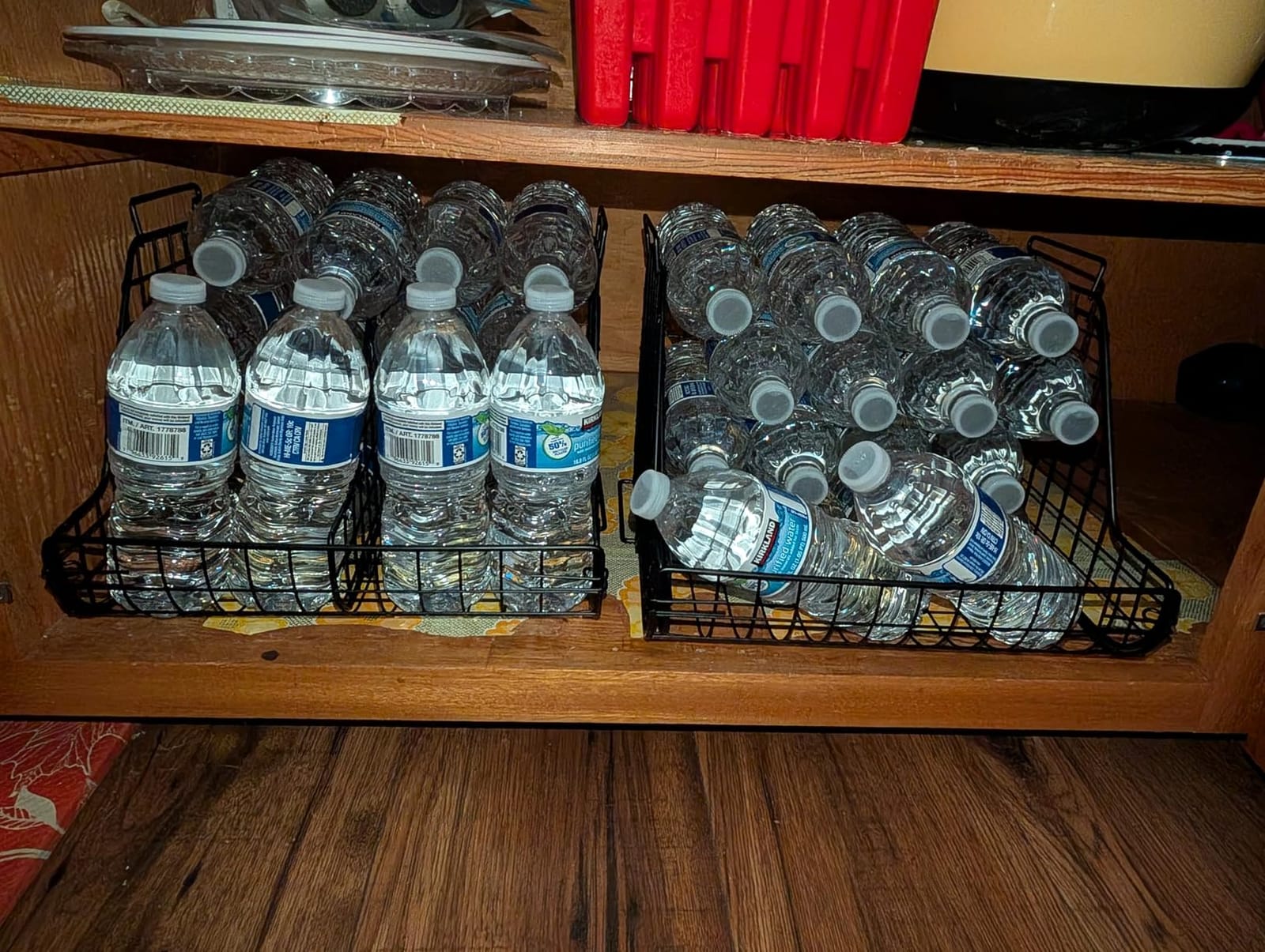 Stackable Soda Can Organizer Stores Up to 72 Cans, 4-Pack Can Storage Organizer for Pantry Shelves, 4-Tier Kitchen Can Holders with 4 Adjustable Dividers, Wire Drink Organizer for Pantry Cabinet Shelf customer photo 1