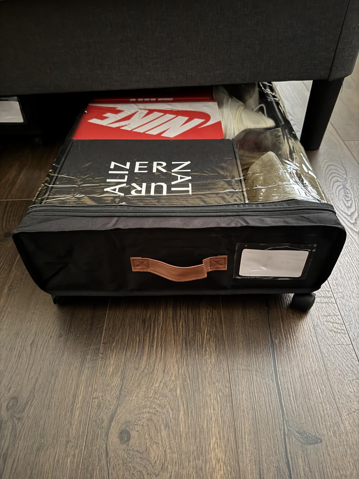 Under Bed Storage with Wheels 2Pack Storage Containers with Clear Window customer photo 2