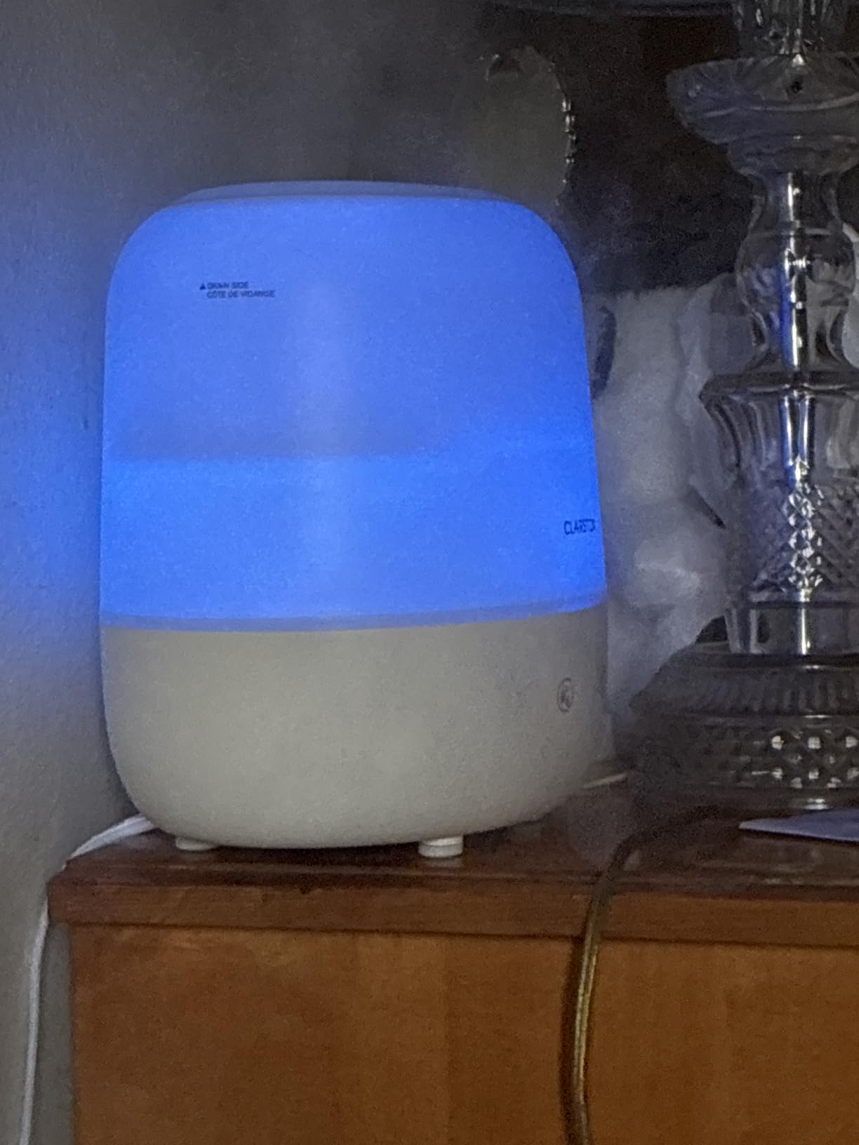 Clarston Humidifiers for Bedroom, 2L Cool Mist Humidifier, 24dB Quiet Sleep customer photo 1