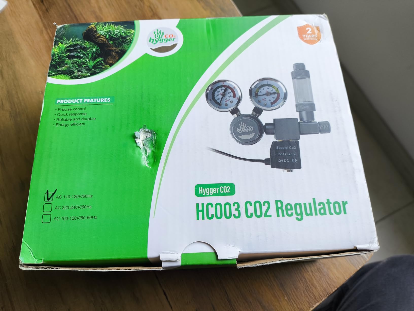 Aquarium Regulator with Dual Pressure Gauges, 12V DC Solenoid Valve, Bubble Counter & Check Valve - Precise Display for Aquatic Plant CO2 System customer photo 2